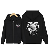 SKZ Evil Cartoon DO IT Logo Zip-Up Hoodie