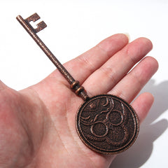 Retro Game Key Props Metal Pendant