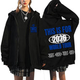 Twice THIS IS FOR TOUR Printed Zipper Hoodie
