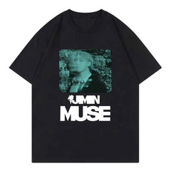 Unisex Kpop Jimin Muse Cotton T-shirt
