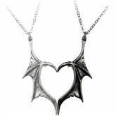 Dragons Heart Shaped Pendant Necklace Set