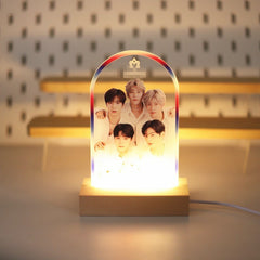 Kpop Style Wooden Night Light