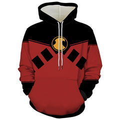 Unisex Robin Superhero 3D Print Cosplay Hoodie