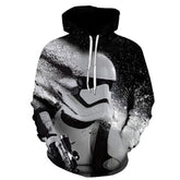 Unisex Comic Digital Printed Relaxed Hoodie
