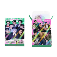 124PCS ATE GOLDEN HOUR Part.5 Holographic Photocard Sticker