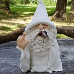 Smoking Middle Finger Gnome