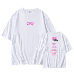 KPOP DRIP Album Printed Short-sleeved T-shirt