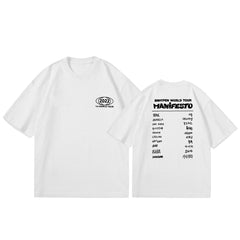 Unisex KPOP Print Short-sleeved Top