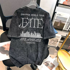 KPOP Album FATE Washed T-shirt