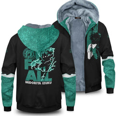 My Hero Anime Zipper Thicken Hoodie