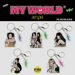æ "MY WORLD" Keychain