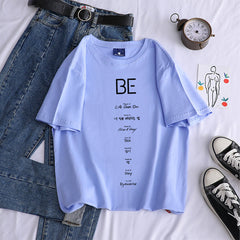 Trendy Kpop BE Cotton Short-sleeved T-shirt