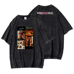Kpop V Friends Loose Short-sleeved T-shirt
