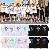 Unisex Kpop Round Neck Loose T-shirt