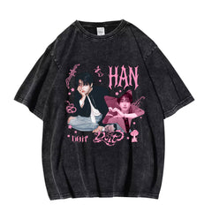 SKZ DO IT Album Poster Washed T-shirt Top