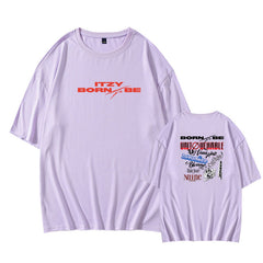 BORN TO BE Graphic Short-sleeved T-shirt