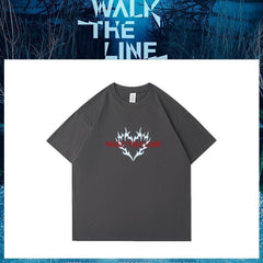 KPOP WALK THE LINE Print Short Sleeve T-Shirt