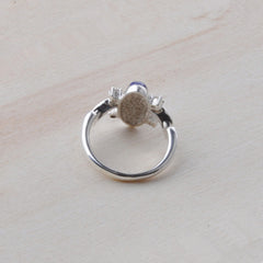 Women's TVD Zircon Silver Ring