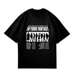 Trendy Kpop Album Cotton T-Shirt Top