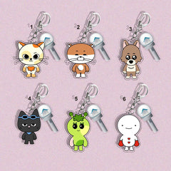 BBNEXDO Pendant Bag Keychain Set