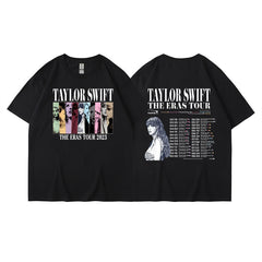Unisex Taylor The Eras Tour Pattern Casual T-shirt