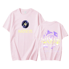 Unisex Kpop Logo Printed Cotton T-Shirt