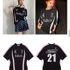 Trendy Kpop Jersey Short-sleeved T-shirt
