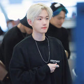 BAEKHYUN Same Style Letter-printed Sweatshirt