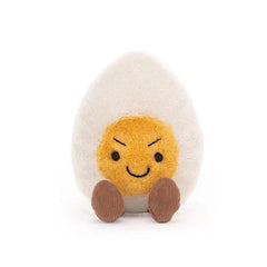 Cute Boiled Egg Emoji Plush Toy