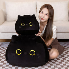 Cute Black Cat Pillow Plush Doll