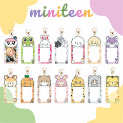 Seventeen Cartoon Card Storage Keychain