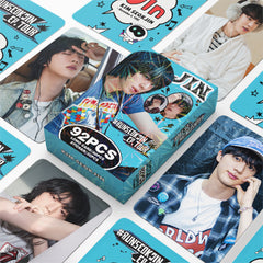92pcs JIN Photocard Stickers Special Edition