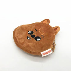 Kpop Cartoon Plush Wallet Change Bag