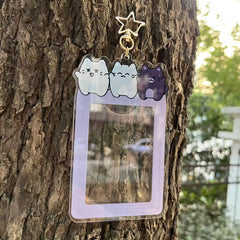 Seventeen Cartoon PhotoCard Insert Keychain