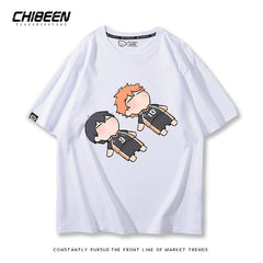 Unisex Anime Pattern Short Sleeve T-Shirt