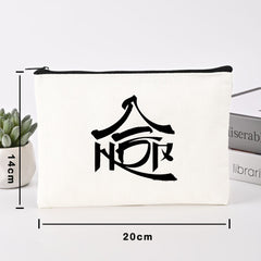 Kpop HOP Logo Canvas Stationery Bag
