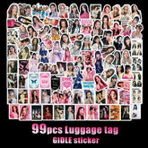 99PCS IDLE Album Luggage Stickers