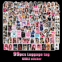 99PCS IDLE Album Luggage Stickers