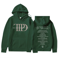 The Tortured Poets Department Printed Casual Hoodie