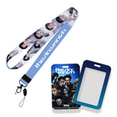 EN Acrylic Pendant Card Holder Lanyard