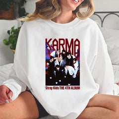 SKZ KARMA Album Characters Retro Sweatshirt