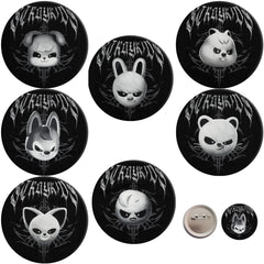 KPOP Evil Cartoon Badge Pendant