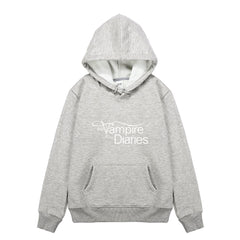 Unisex Tvd Logo Warm Pullover Hoodie