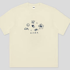 JK LOGO Round Neck Cotton T-shirt