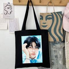 KPOP Poster Tote Zipper Bag