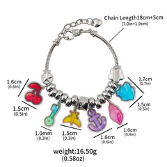 Katseye Cartoon Pendant Bracelet