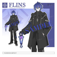 FLINS Cosplay Trench Coat Jacket Pants