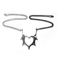 Dragons Heart Shaped Pendant Necklace Set