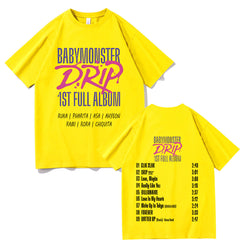 Babymonster Drip Album Double Sided Graphic T-shirt