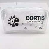COLOR OUTSIDE THE LINES PVC Portable Cosmetic Bag